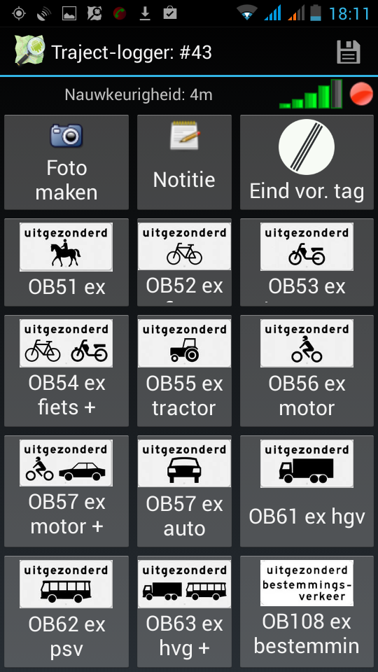 OSM-tracker NL-traffic_signs